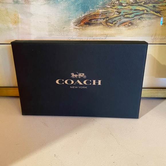 BRAND NEW - Never Used Coach Star Glitter Wristlet - Midnight Blue Color - Picture 9 of 9